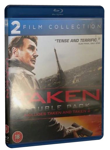 Taken Blu-ray cover