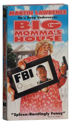 Big Momma's House VHS, 20th Century Fox Home Entertainment