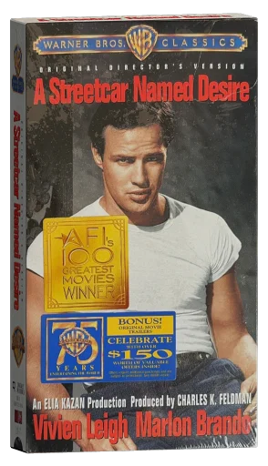 A Streetcar Named Desire VHS, Warner Home Video