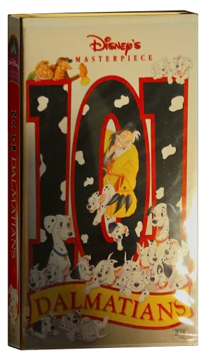 One Hundred and One Dalmatians VHS, Walt Disney Home Video