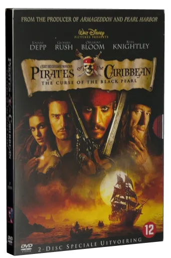 Pirates of the Caribbean: The Curse of the Black Pearl DVD, Walt Disney Pictures