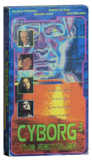 Cyborg 3: The Recycler VHS, WarnerVision Films