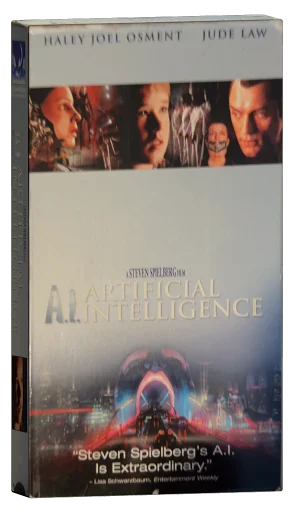 A.I. Artificial Intelligence VHS, DreamWorks Home Entertainment