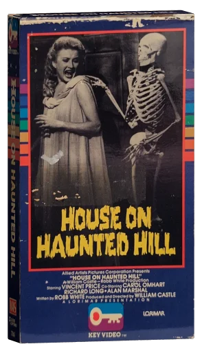 House on Haunted Hill VHS, Key Video