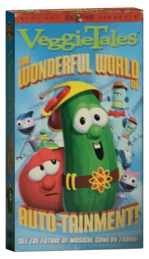 VeggieTales: The Wonderful World Of Auto-tainment! VHS, Warner Home Video