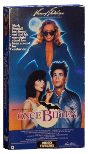 Once Bitten VHS cover
