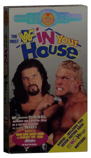 WWF In Your House 1995 VHS cover