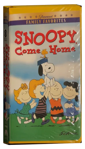 Snoopy, Come Home VHS, Paramount