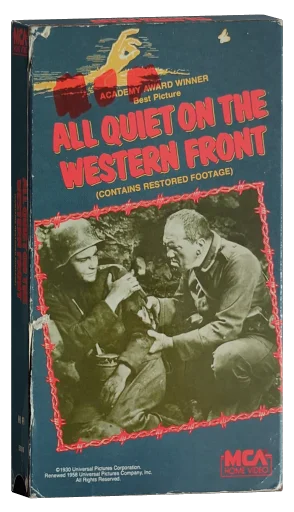 All Quiet on the Western Front VHS, MCA Home Video