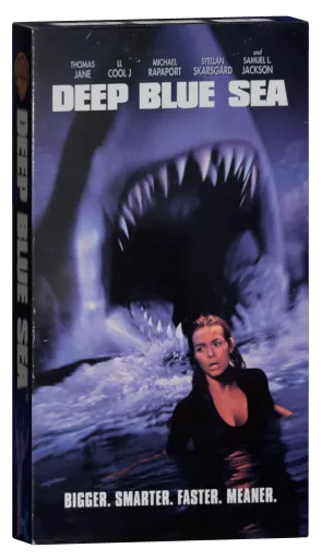 Deep Blue Sea VHS, Warner Home Video