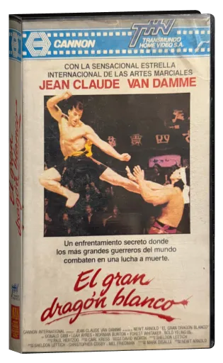El gran dragón blanco VHS cover