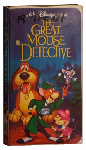 The Great Mouse Detective VHS, Walt Disney Home Video