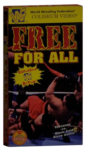WWF Free for All VHS cover