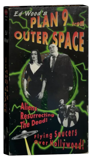 Plan 9 from Outer Space VHS, Rhino Home Video