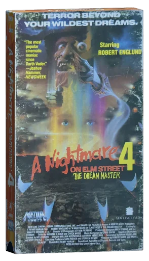 A Nightmare on Elm Street 4: The Dream Master VHS, Media Home Entertainment