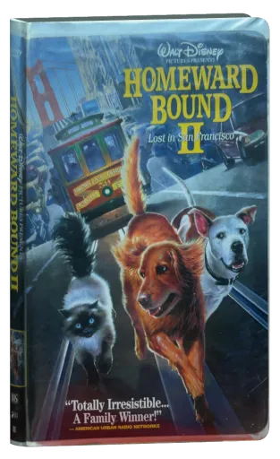 Homeward Bound II: Lost in San Francisco VHS, Walt Disney Home Video