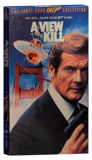 A View to a Kill VHS, MGM/UA Home Video
