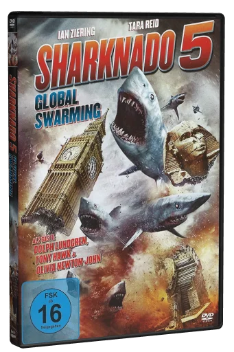 Sharknado 5: Global Swarming DVD, daredo