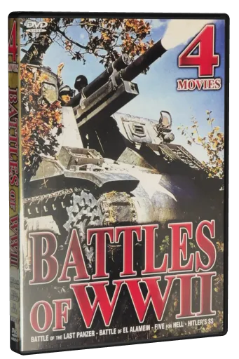 Battles of WWII 4 Movies DVD cover