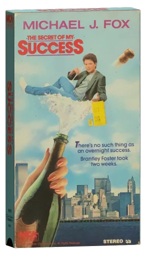 The Secret of My Success VHS, MCA Home Video