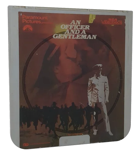 An Officer and a Gentleman CED, RCA SelectaVision VideoDiscs