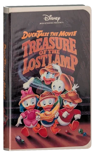 DuckTales: The Movie - Treasure of the Lost Lamp VHS, Walt Disney Home Video