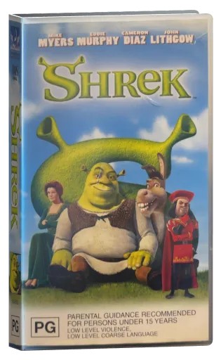 Shrek VHS, DreamWorks Home Entertainment