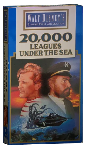 20,000 Leagues Under the Sea VHS, Walt Disney Home Video