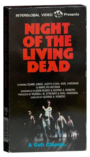 Night of the Living Dead VHS, InterGlobal Video Promotions Ltd.