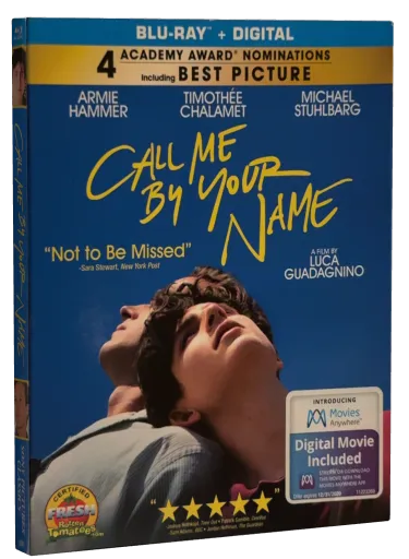 Call Me by Your Name Blu-ray, Sony Pictures Classics