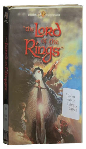 The Lord of the Rings VHS, Warner Bros. Family Entertainment