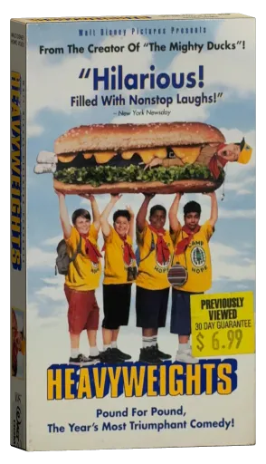 Heavyweights VHS, Walt Disney Home Video