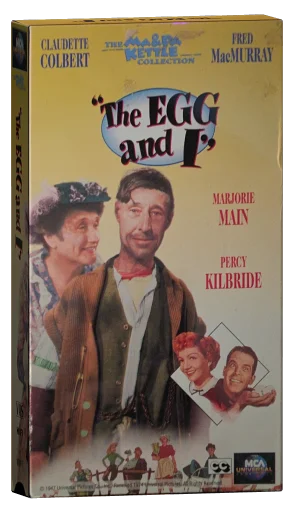 The Egg And I VHS cover