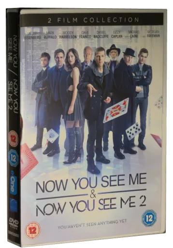 Now You See Me & Now You See Me 2 DVD cover