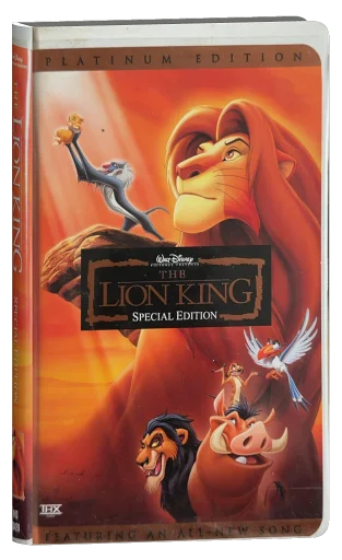 The Lion King VHS, Walt Disney Home Entertainment