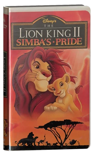 The Lion King II: Simba's Pride VHS, Walt Disney Home Video