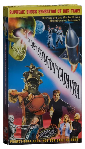 The Lost Skeleton of Cadavra VHS, Columbia TriStar Home Video