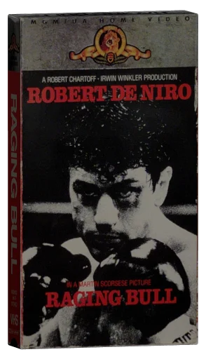 Raging Bull VHS, MGM/UA Home Video