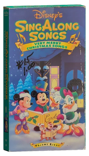 Disney's Sing Along Songs: Very Merry Christmas Songs VHS cover