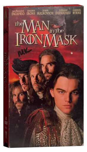 The Man in the Iron Mask VHS, MGM Home Entertainment