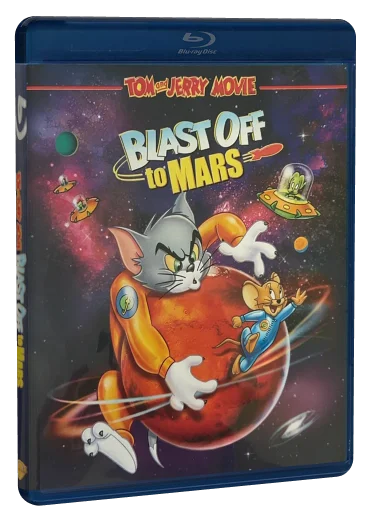 Tom and Jerry Blast Off to Mars! Blu-ray cover