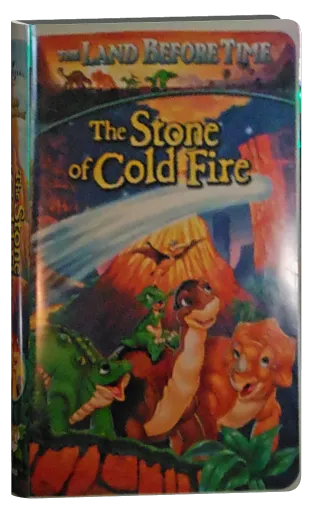 The Land Before Time VII: The Stone of Cold Fire VHS cover