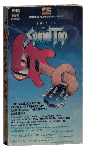 This Is Spinal Tap VHS, Embassy Home Entertainment