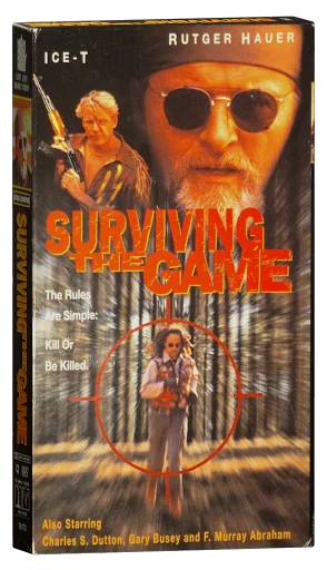 Surviving the Game VHS, New Line Home Video