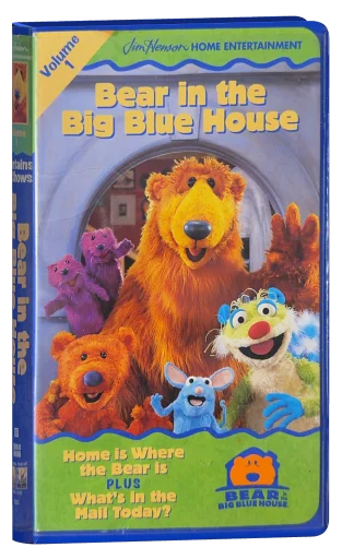 Bear in the Big Blue House VHS, Jim Henson Home Entertainment