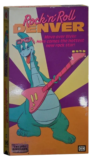 Denver, the Last Dinosaur VHS, Fries Home Video