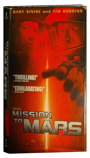 Mission to Mars VHS cover
