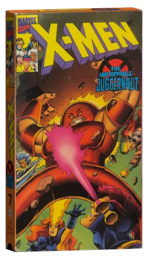 X-Men: The Unstoppable Juggernaut VHS cover
