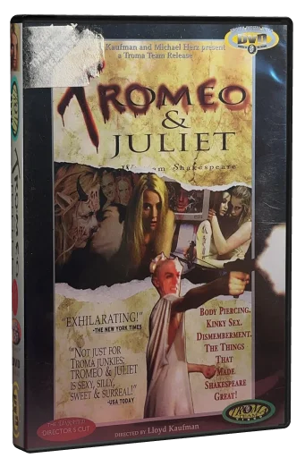Tromeo & Juliet DVD, Troma Team Video
