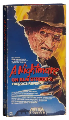 A Nightmare on Elm Street Part 2: Freddy's Revenge VHS, Video Treasures